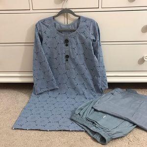 Pakistani 3pcs chiken kari dress